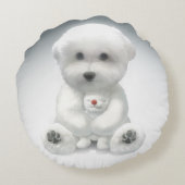 Coussins Ronds Puppy Accroche Son Jouet (Dos)