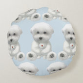 Coussins Ronds Puppy Accroche Son Jouet (Dos)