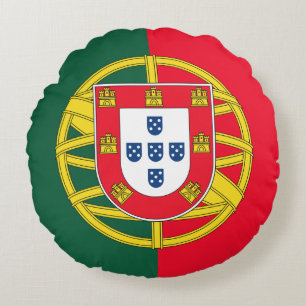 Coussins Ronds Qualité du drapeau portugais