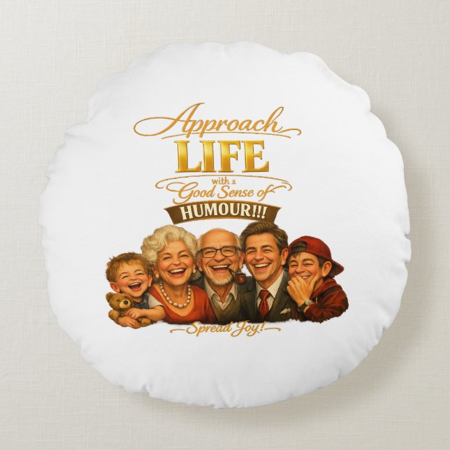 Coussins Ronds Radiate joy (Devant)