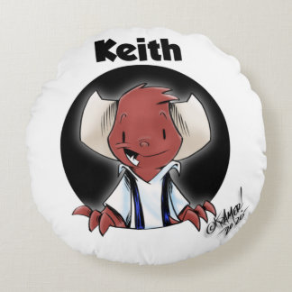Coussins Ronds Raising Hell : Keith et Eve