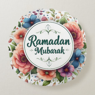Coussins Ronds Ramadan Moubarak