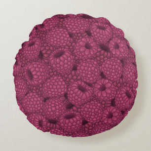Coussins Ronds Raspberry Vintage : Sweet Wrap Design.