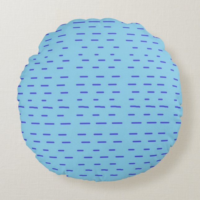 Coussins Ronds rayures art abstrait (Devant)