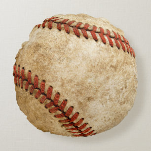 Coussins Ronds Real Baseball Photo Vintage Old Stylish
