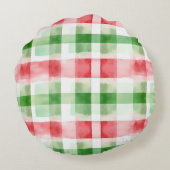 Coussins Ronds Red Green White Watermelons   (Dos)