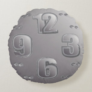 Coussins Ronds regarder l'horloge