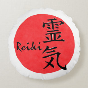 Coussins Ronds Reiki Calligraphie Et Word 1