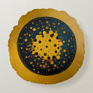 Coussins Ronds Renaissance – Cercle Abstrait d'Émergence