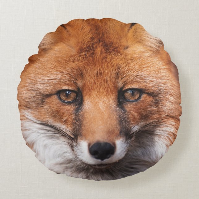 Coussins Ronds Renard rouge (Devant)