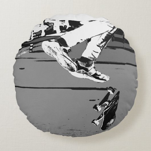 Coussins Ronds Renverser le conseil (Devant)