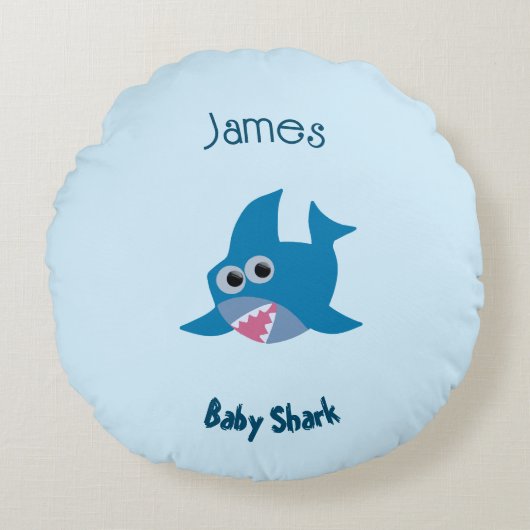 Coussins Ronds Requin-bébé (Devant)