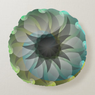 Coussins Ronds Requin spiral par Kenneth Yoncich