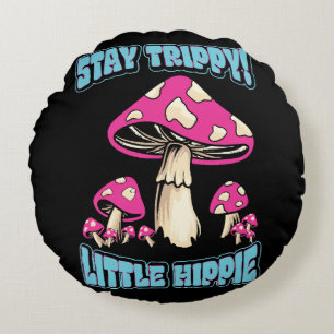 Coussins Ronds Restez Trippy ! Petit Hippie