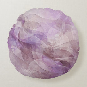 Coussins Ronds Rêve de lavande Tourbillon lilas Mauve lavande