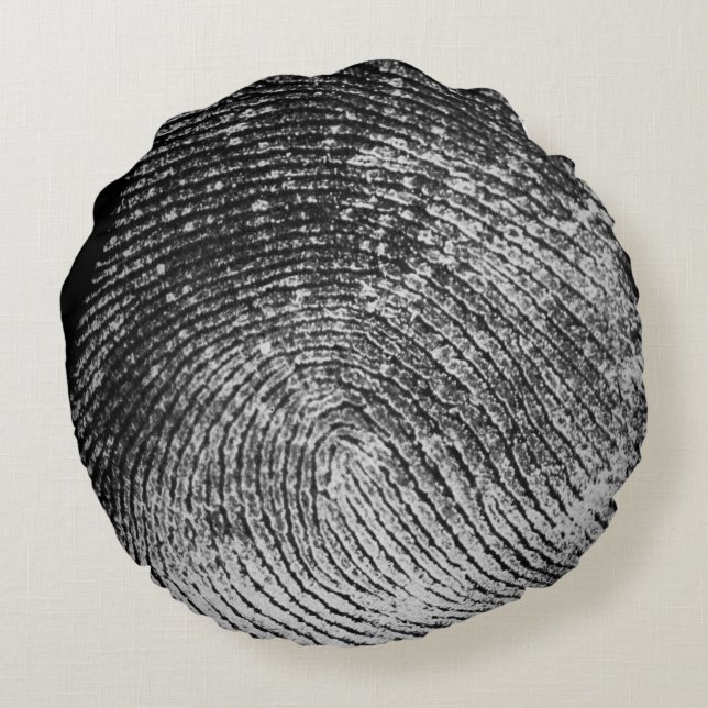 Coussins Ronds Réversed Loop Doigt Round Pillow (Dos)