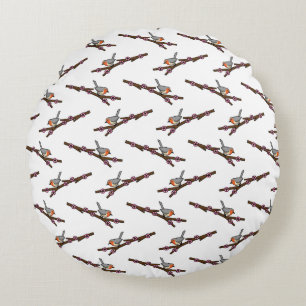 Coussins Ronds Robin sur Sakura