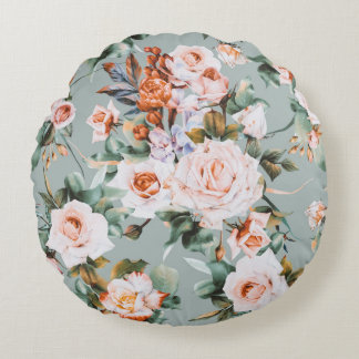 Coussins Ronds Romantic Blossom Haven
