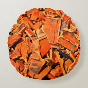 Coussins Ronds Roof tiles brick red roof panels