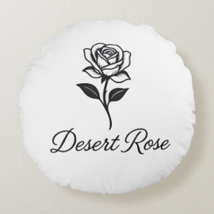 Coussins Ronds Rose du désert