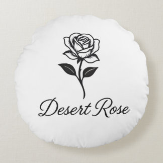 Coussins Ronds Rose du désert