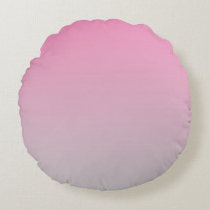 Coussins Ronds Rose Et Gris