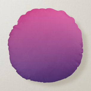 Coussins Ronds Rose Et Violet