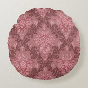 Coussins Ronds Rose Poussiéreuse Rose Tendre Bourgogne Élégant Da