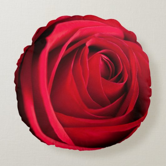 Coussins Ronds Rose rouge (Devant)