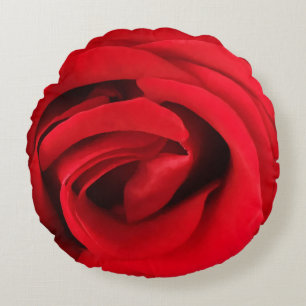 Coussins Ronds Rose rouge