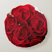 Coussins Ronds Rose rouge (Dos)