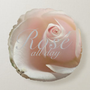Coussins Ronds Rose toute la journée