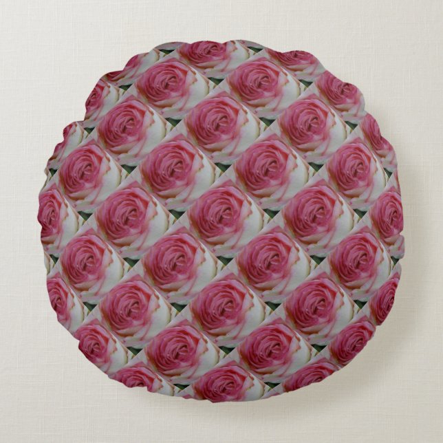 Coussins Ronds Roses roses (Devant)
