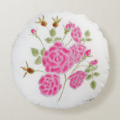 Coussins Ronds Roses rouges (Devant)