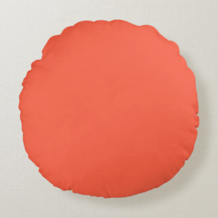 Coussins Ronds Rouge tomate