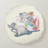 Coussins Ronds Round Pillow, Baby Kitten (Dos)