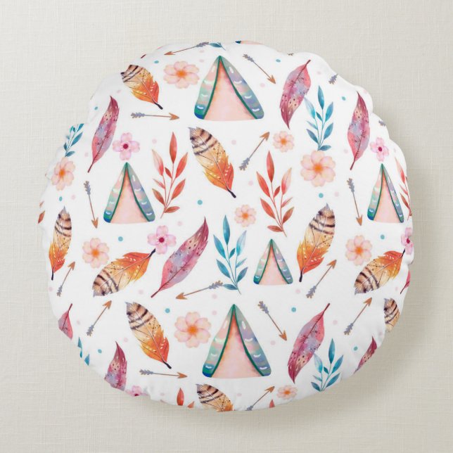 Coussins Ronds Round Pillow design  (Devant)