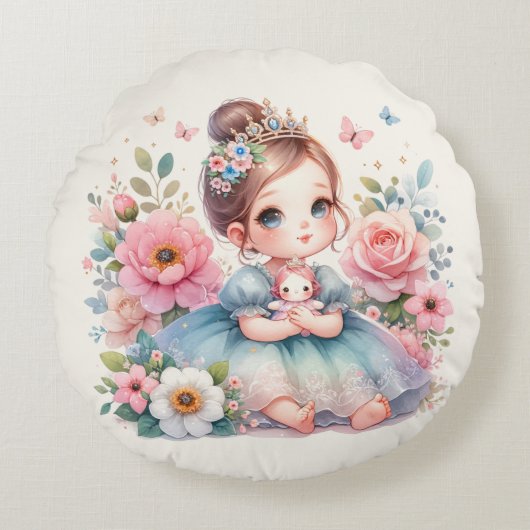 Coussins Ronds Royal Garden Princess (Devant)