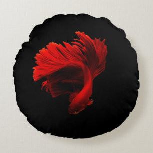 Coussins Ronds Ruby Red Siamese Lutter contre le poisson