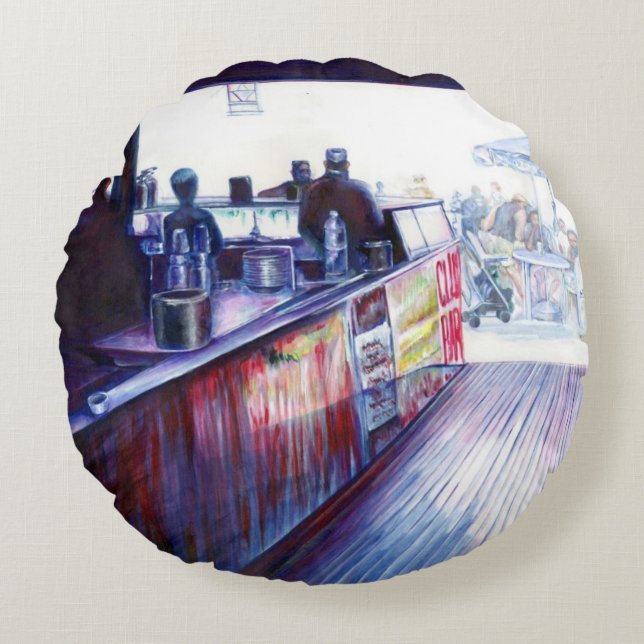 Coussins Ronds Ruby's, Coney Island, New York (Devant)