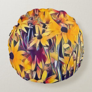 COUSSINS RONDS RUDBECKIAS