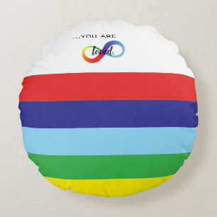 Coussins Ronds Sac à main Fierté LGBTQ+ Infini