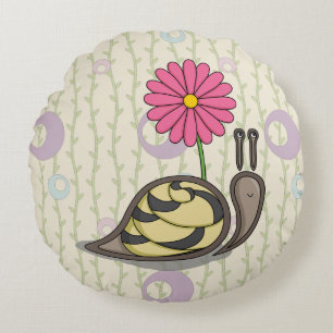 Coussins Ronds Sadie l'oreiller rond escargot