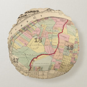 Coussins Ronds Salles 1819 de Pittsburgh, Pennsyvania