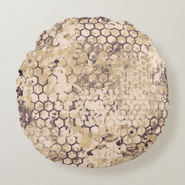 Coussins Ronds Sand Odyssey (Devant)