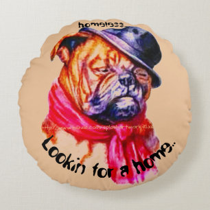 Coussins Ronds "Sans-abri"