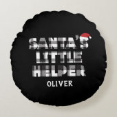 Coussins Ronds Santa's little helper Personalized (Devant)