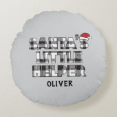 Coussins Ronds Santa's Little Helper Personalized (Devant)