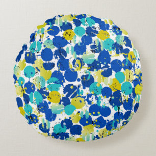 Coussins Ronds seamless abstract background pattern, with splashe