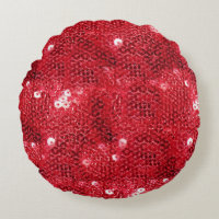Séquins Faux - Motif Séquin Rouge
